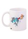 Tom And Jerry Printed Coffee Mug White/Grey/Blue