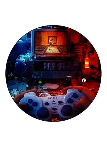 PlayStation Printed Fridge Magnet Red/Yellow/Blue 5.5cm