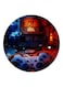 PlayStation Printed Fridge Magnet Red/Yellow/Blue 5.5cm