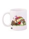 Sonic Printed Mug White/Green/Red Standard Size