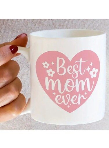 1pc, Mama Mug Mother's Day Gifts From Daughter - Ideas For The World's Best Mom - Unique 11oz Ceramic Cup - Birthday And Thanksgiving Day Gift
