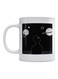 Solar System Printed Ceramic Mug White/Black