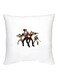 PUBG Character Printed Decorative Cushion White/Black/Grey 16x16inch