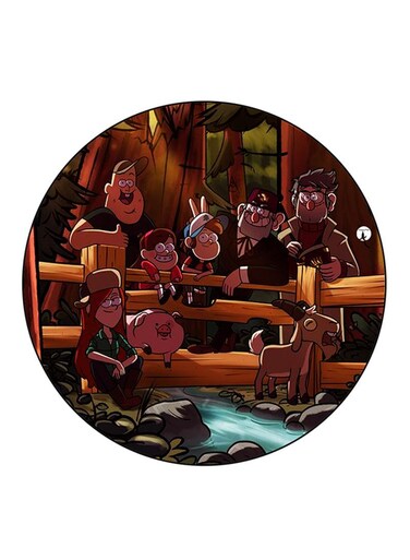 Gravity Falls Printed Fridge Magnet Multicolour