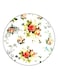 Floral Printed Fridge Magnet White/Pink/Green 5.5cm