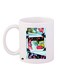 Spongebob Themed Coffee Mug White/Blue/Pink 11ounce