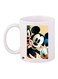 Mickey Mouse Printed Coffee Mug White/Black/Blue 11ounce