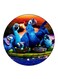 Rio Printed Fridge Magnet Multicolour