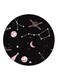 Space Printed Fridge Magnet Round Multicolour