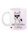A Llama Printed Coffee Mug White/Black