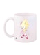 Printed Sonic Mug White/Pink/Yellow Standard Size