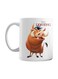Lion King Printed Ceramic Mug White/Brown/Red