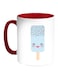 Cartoon Ice Cream Printed Coffee Mug Blue/Red/White