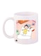 Chibi Maruko Chan Printed Coffee Mug White/Pink/Yellow