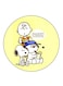 Snoopy Printed Fridge Magnet Multicolour