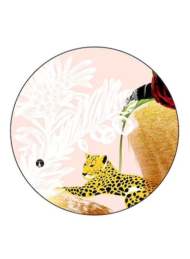 Cheetah Printed Fridge Magnet Multicolour