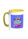 Back To School Printed Coffee Mug Yellow/White 11ounce