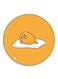 Gudetama Printed Fridge Magnet Round Multicolour