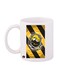 Harry Potter Printed Mug White/Yellow/Black Standard Size