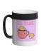 Good Morning Printed Colour Changing Coffee Mug Black 11ounce