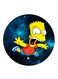 Simpsons Printed Fridge Magnet Multicolour