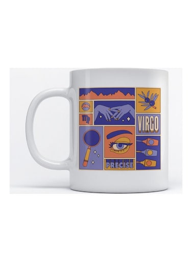 Mug Virgo for Coffee and Tea White