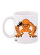 Ben 10 Character Printed Coffee Mug White/Orange/Black 11ounce