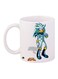 Sonic Boom Printed Coffee Mug White/Blue/Yellow