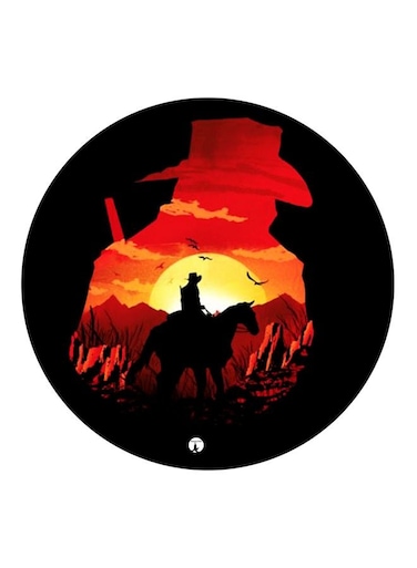 Cartoon Printed Fridge Magnet Black/Red/Orange 5.5cm