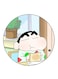Anime Shin Chan Printed Fridge Magnet Multicolour