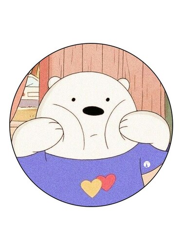 Cartoon Printed Fridge Magnet White/Purple/Red 5.5cm