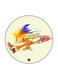 Video Game Sonic Printed Fridge Magnet Yellow/Blue