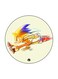 Video Game Sonic Printed Fridge Magnet Yellow/Blue