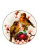 Bird Printed Fridge Magnet Multicolour 5.5 x 5.5cm