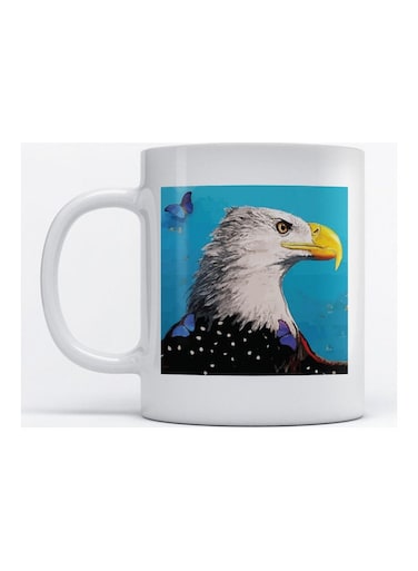 Mug Eagle for Coffee and Tea White
