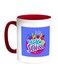 Back To School Printed Coffee Mug Red/White/Blue
