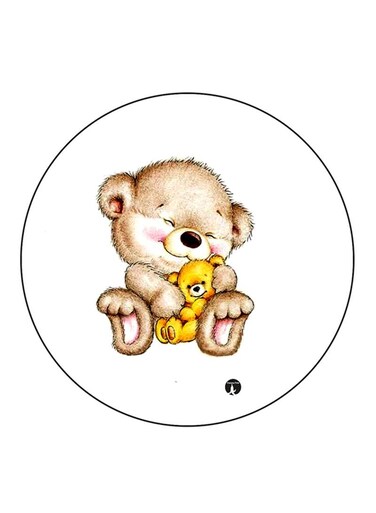 Bear Printed Fridge Magnet Multicolour
