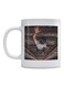Rail Printed Coffee Mug White/Brown/Beige 350ml