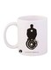 Captain America Printed Mug White/Black