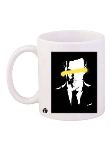 Sherlock Printed Mug White/Black Standard Size