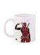 Deadpool Printed Mug White/Red/Black 12ounce