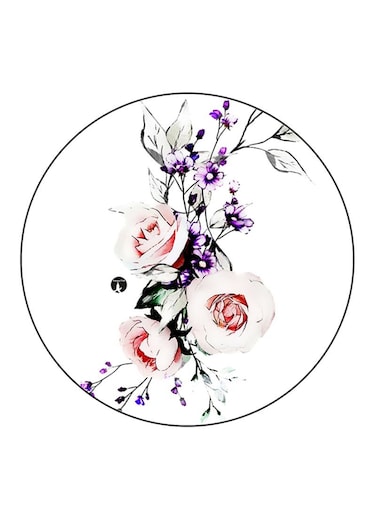 Flowers Printed Fridge Magnet Multicolour