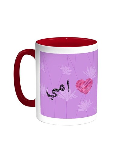 Mother's Love Printed Coffee Mug Red/White 11ounce