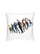 Fortnite Character Printed Decorative Cushion White/Red/Blue 16x16inch