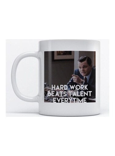 Mug The Wolf of Wall Street for Coffee and Tea White 350ml