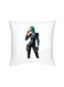 Fortnite Printed Decorative Cushion White/Green/Black 16x16inch
