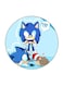 Video Game Sonic Printed Fridge Magnet Multicolour