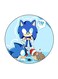 Video Game Sonic Printed Fridge Magnet Multicolour