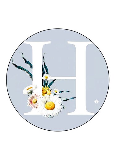 The Letter H Printed Fridge Magnet Multicolour
