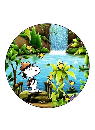 Snoopy Printed Fridge Magnet Multicolour